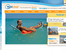 Tablet Screenshot of mobi-chair.com
